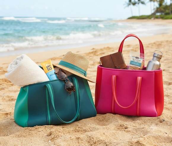 Summersalt Handbags - Summersalt The Perfect Neoprene Beach Tote Bag- Set of 2